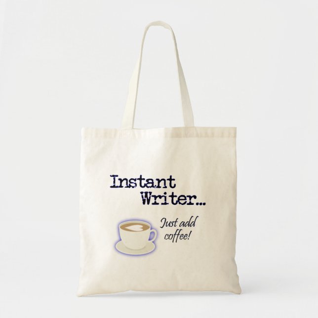 Bolso De Tela Tote inmediato del escritor (Frente)