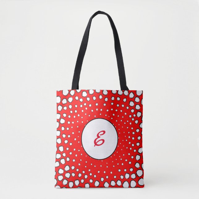 Bolso De Tela tote inspirado en pájaro faisán rojo personalizado (Anverso)