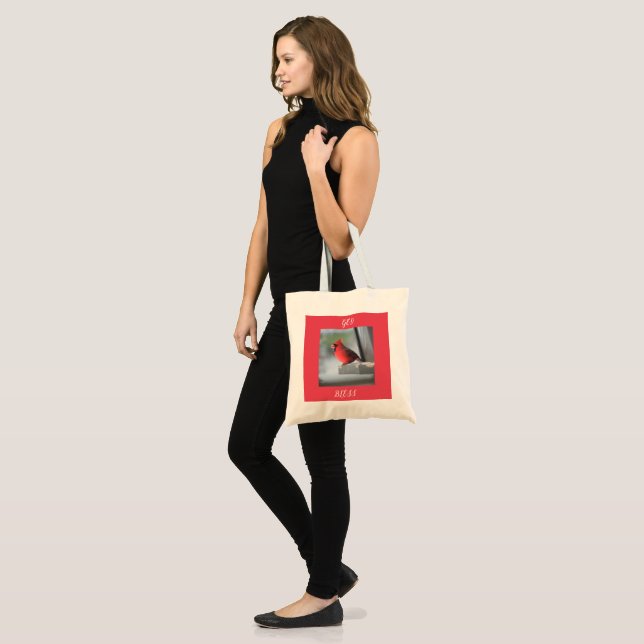 Bolso De Tela Tote inspirador (Anverso (modelo))