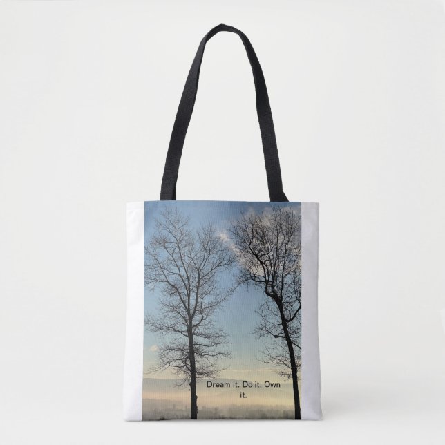 Bolso De Tela Tote inspirador (Anverso)