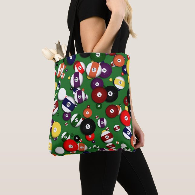 Bolso De Tela Tote integral - Billiards (Detalle)