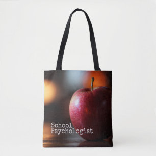 Bolso De Tela Tote intemporal del psicólogo de la escuela