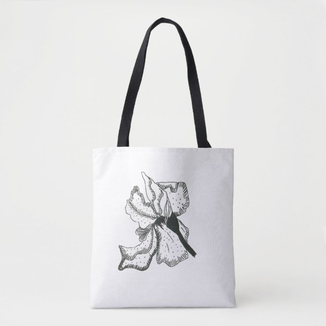 Bolso De Tela Tote Iris (Anverso)