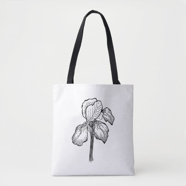 Bolso De Tela Tote Iris (Anverso)