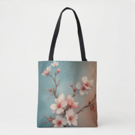 Bolso De Tela Tote japonés de elegancia sakura