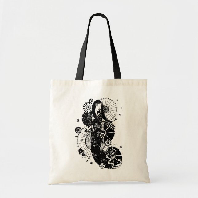 Bolso De Tela Tote japonés de las inspiraciones (Frente)