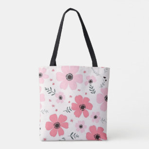 Bolso De Tela Tote Jardín de flores