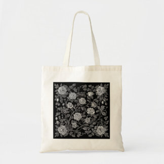Bolso De Tela Tote Jardín Rosa barroco