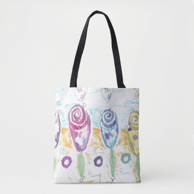 Bolso De Tela Tote JJ (Anverso)