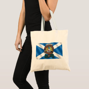 Bolso De Tela Tote Johnstone Clan Badge