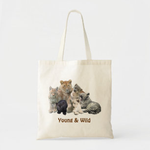 Bolso De Tela Tote joven y salvaje de WildStyles -