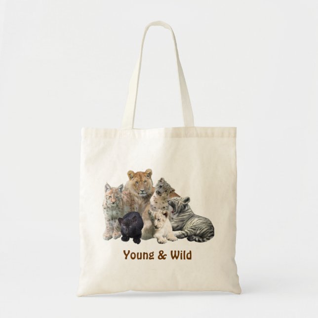 Bolso De Tela Tote joven y salvaje de WildStyles - (Frente)