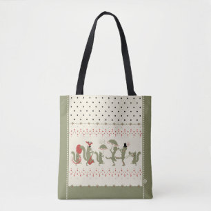 Bolso De Tela Tote Jubilee Cherries