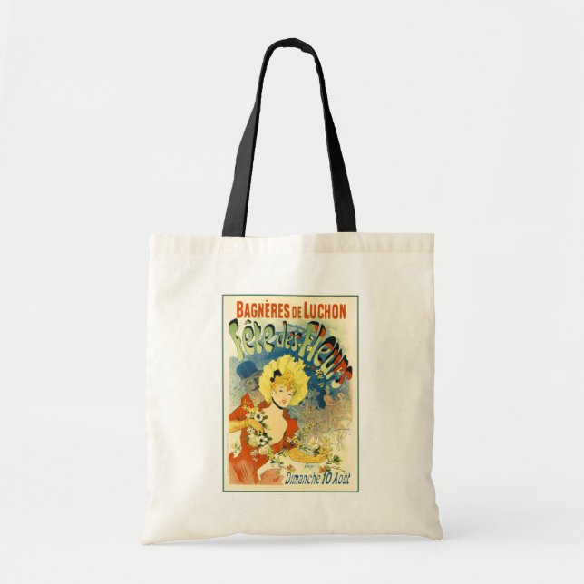 Bolso De Tela Tote: Jules Cheret Vintage Art (Frente)