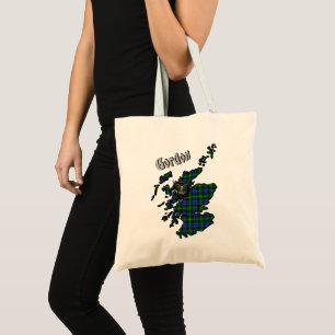 Bolso De Tela Tote Jumbo de la insignia del clan Gordon