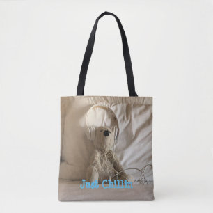 Bolso De Tela Tote Just Chillin