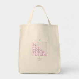 Bolso De Tela Tote Kamala Harris con el logo "El futuro"