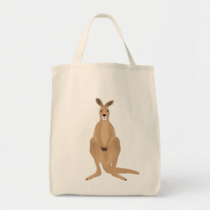 Bolso De Tela Tote Kangaroo Grocery