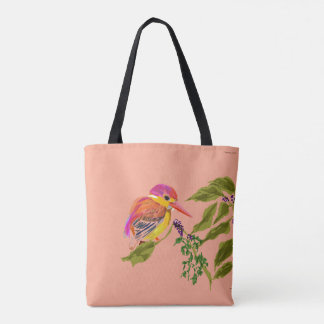Bolso De Tela Tote Kingfisher