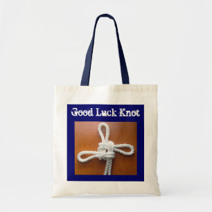 Bolso De Tela Tote Knot de la buena suerte