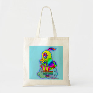 BOLSO DE TELA TOTE KOOKY DEL PÁJARO
