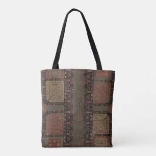 Bolso De Tela Tote kurdo de la alfombra del jardín