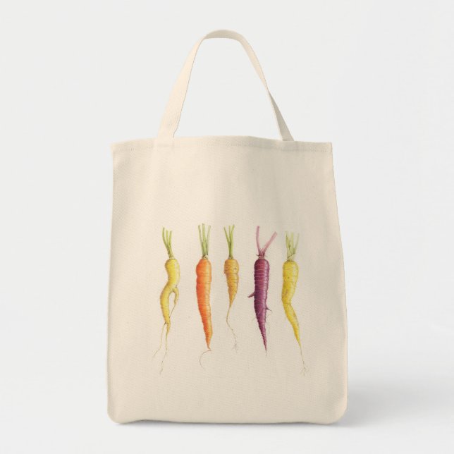 Bolso De Tela Tote largo de las zanjas (Frente)