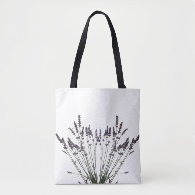 Bolso De Tela Tote Lavander (Anverso)