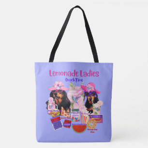 Bolso De Tela Tote Lemonade Ladies Snack Time
