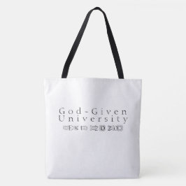 Bolso De Tela Tote Lg Universitario Dado por Dios