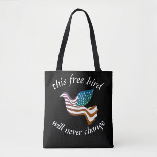 Bolso De Tela Tote libre de aves