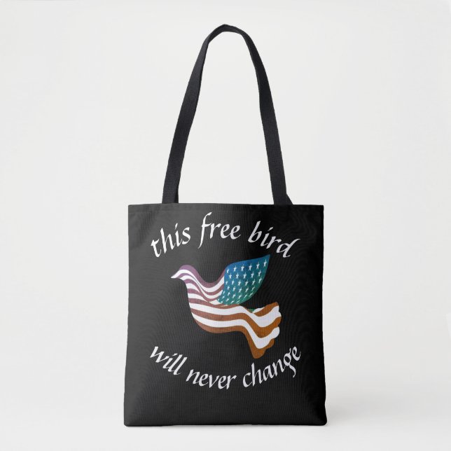 Bolso De Tela Tote libre de aves (Anverso)