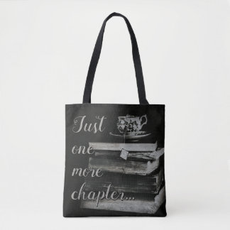 Bolso De Tela Tote libros de apenas un más capítulo