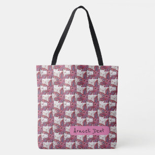 Bolso De Tela Tote Lilium Orientale