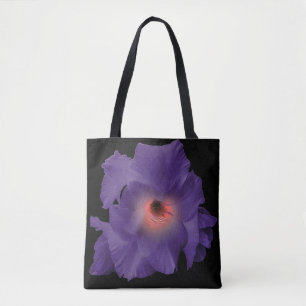 Bolso De Tela Tote Lily Indigo Rosa