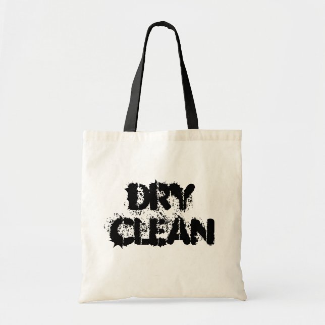 Bolso De Tela Tote limpio seco (Frente)