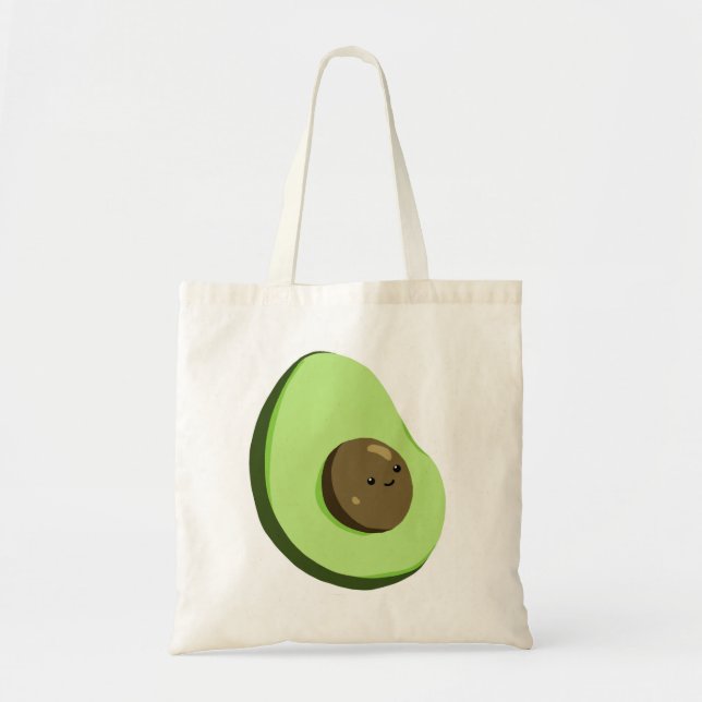 Bolso De Tela Tote lindo del aguacate (Frente)