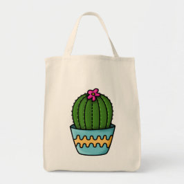 Bolso De Tela Tote Linha Cactus