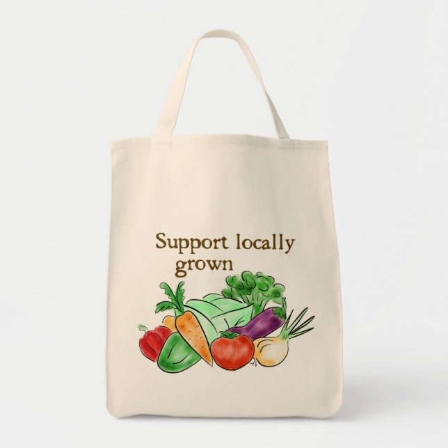 Bolso De Tela Tote local (Frente)