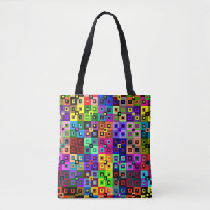 Bolso De Tela Tote Loco de Allover