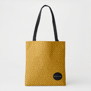 Bolso De Tela Tote "Lunes de Mostaza" MCKS IT