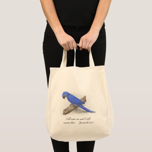 Bolso De Tela Tote Macaw Grocery (Anverso (producto))