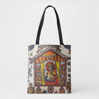 Bolso De Tela Tote Madhubani