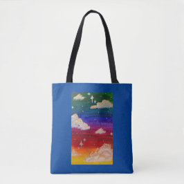 Bolso De Tela Tote Magic Sky