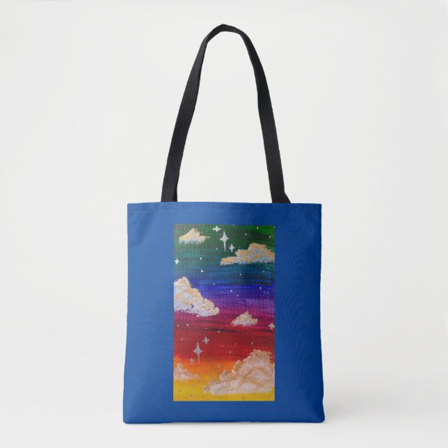 Bolso De Tela Tote Magic Sky (Anverso)