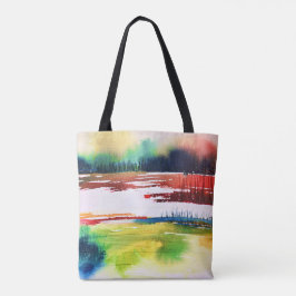 Bolso De Tela Tote Magical Marsh