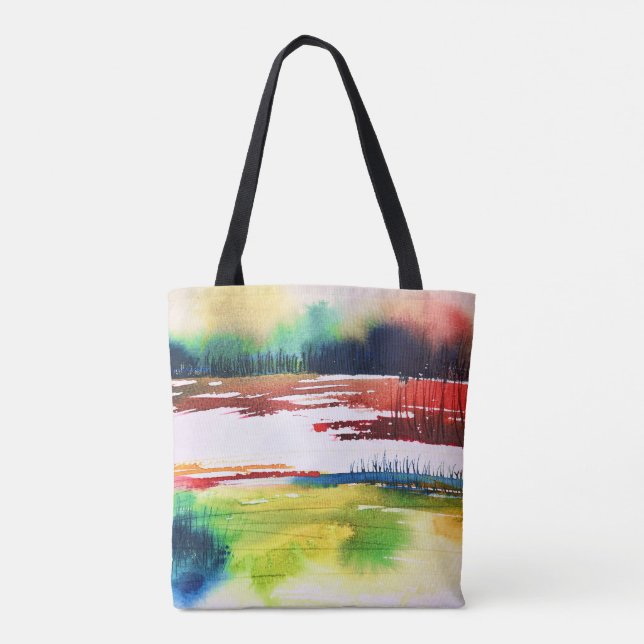 Bolso De Tela Tote Magical Marsh (Reverso)