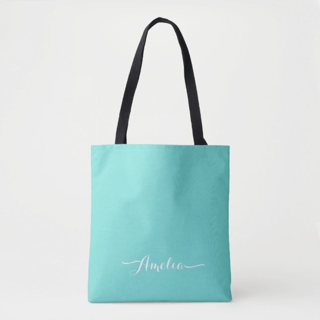 Bolso De Tela Tote mágico de la bruma marina personalizada (Anverso)