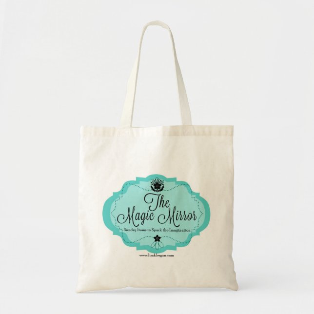 Bolso De Tela Tote mágico del espejo (Frente)