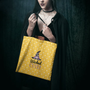 Bolso De Tela Tote malvado de Halloween